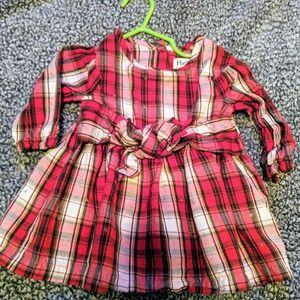 Baby Girl Hatley Cotton Holiday Dress 3-6mos